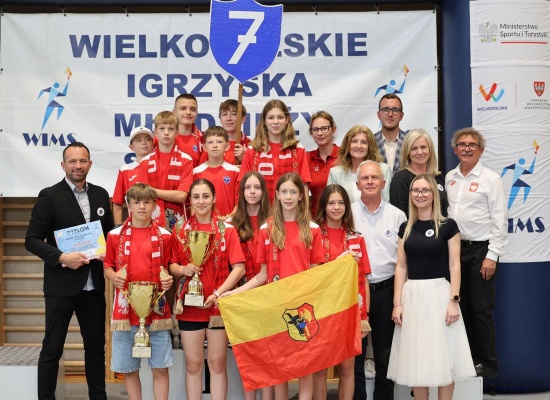 NAJBARDZIEJ USPORTOWIONA SZKOŁA   W WIELKOPOLSCE 2024 